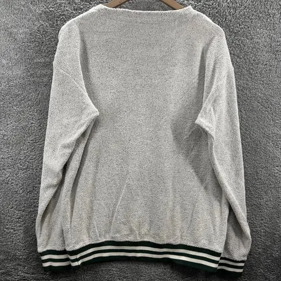 Miami Hurricanes Three Square Sweatshirt Mens 2XL Gray Logo Pullover Crewneck - Picture 7 of 11